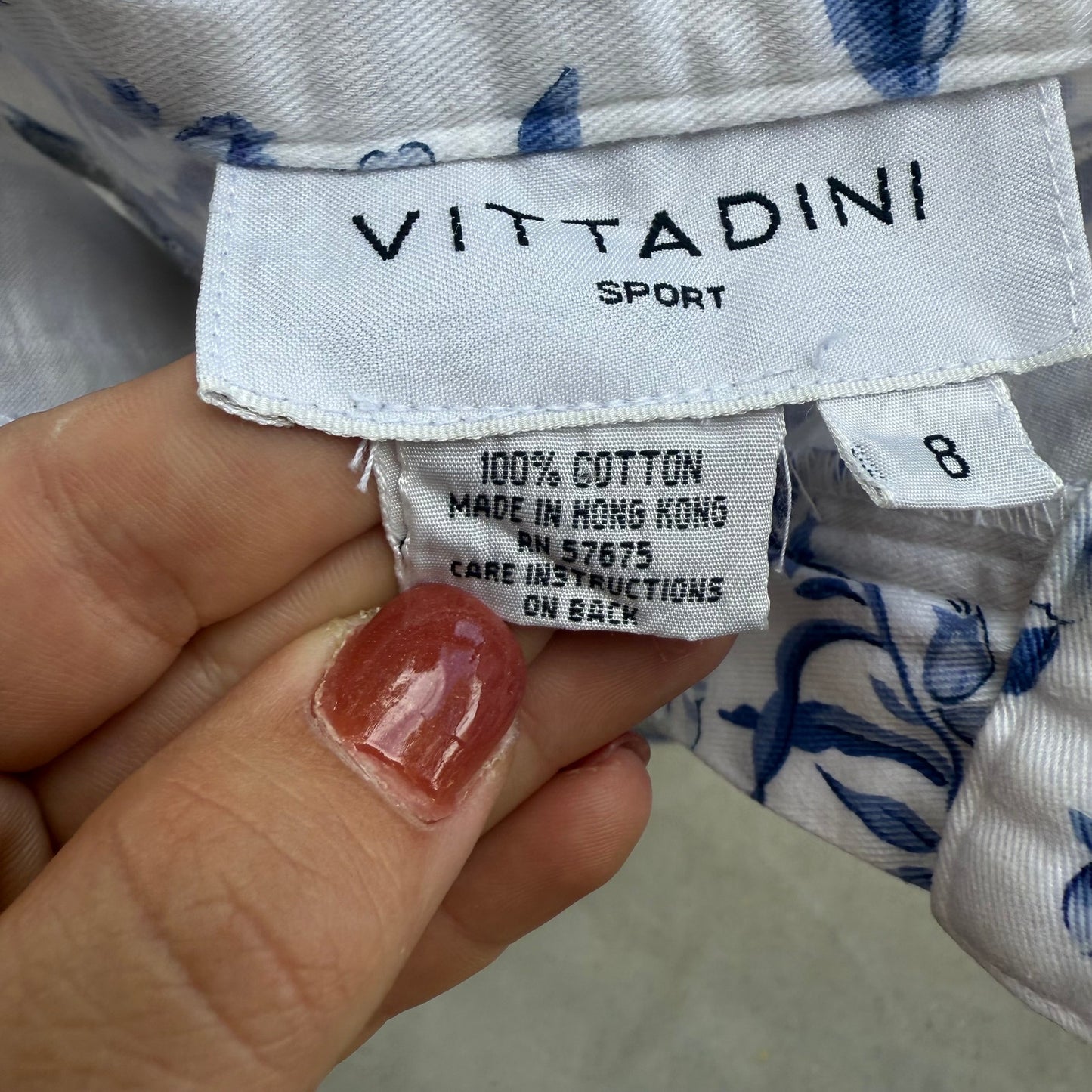 Adrienne Vittadini Vintage 90s High Waist f Denim Shorts Floral