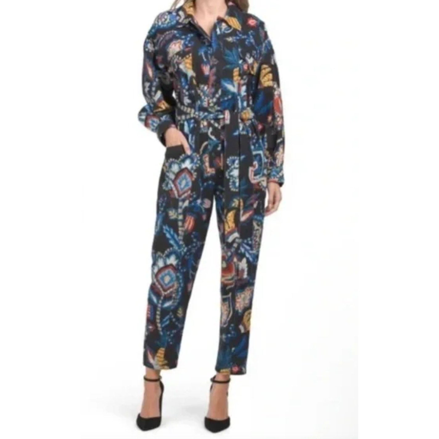 Anthropologie Farm Lined Jumpsuit
