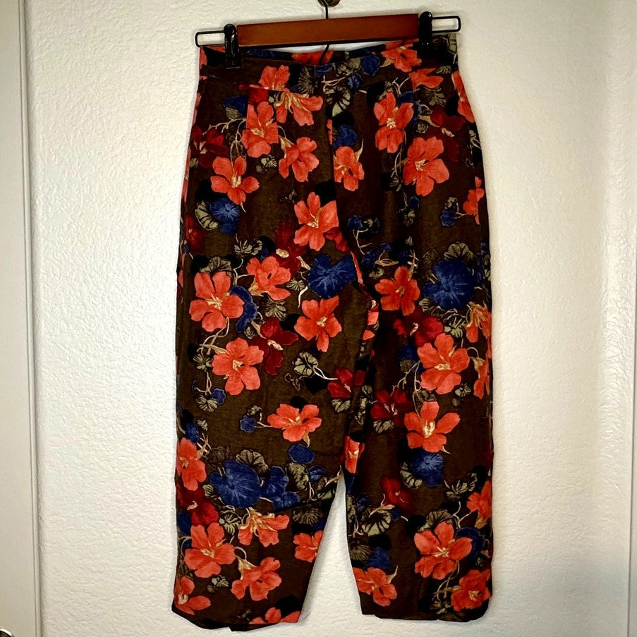 Vintage Harve Benard Women's Set Vest and Pant set 6P floral