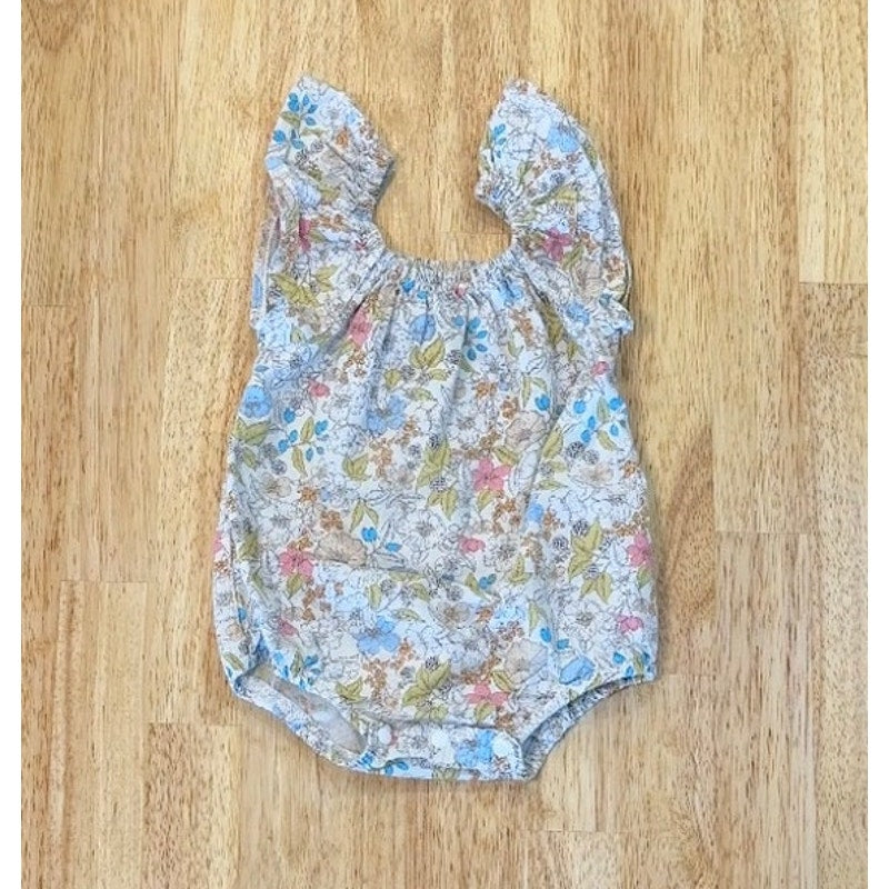 100% Cotton Floral Onesie