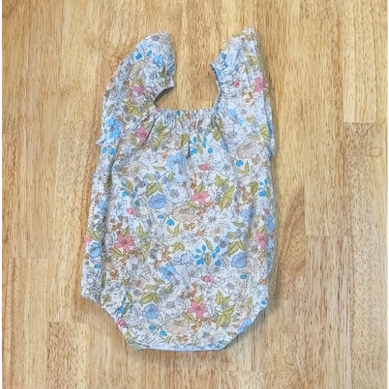 100% Cotton Floral Onesie