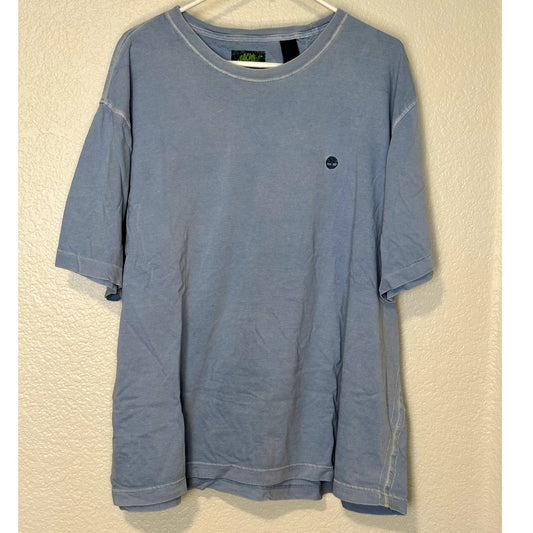 Timberland Light Blue T Shirt XXL Embroidered logo