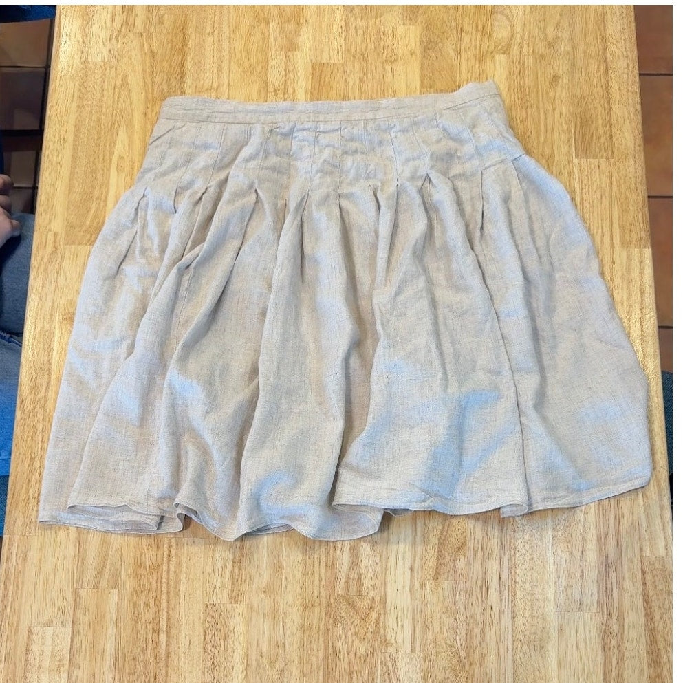 Apostrophe linen blend mini skirt size 16