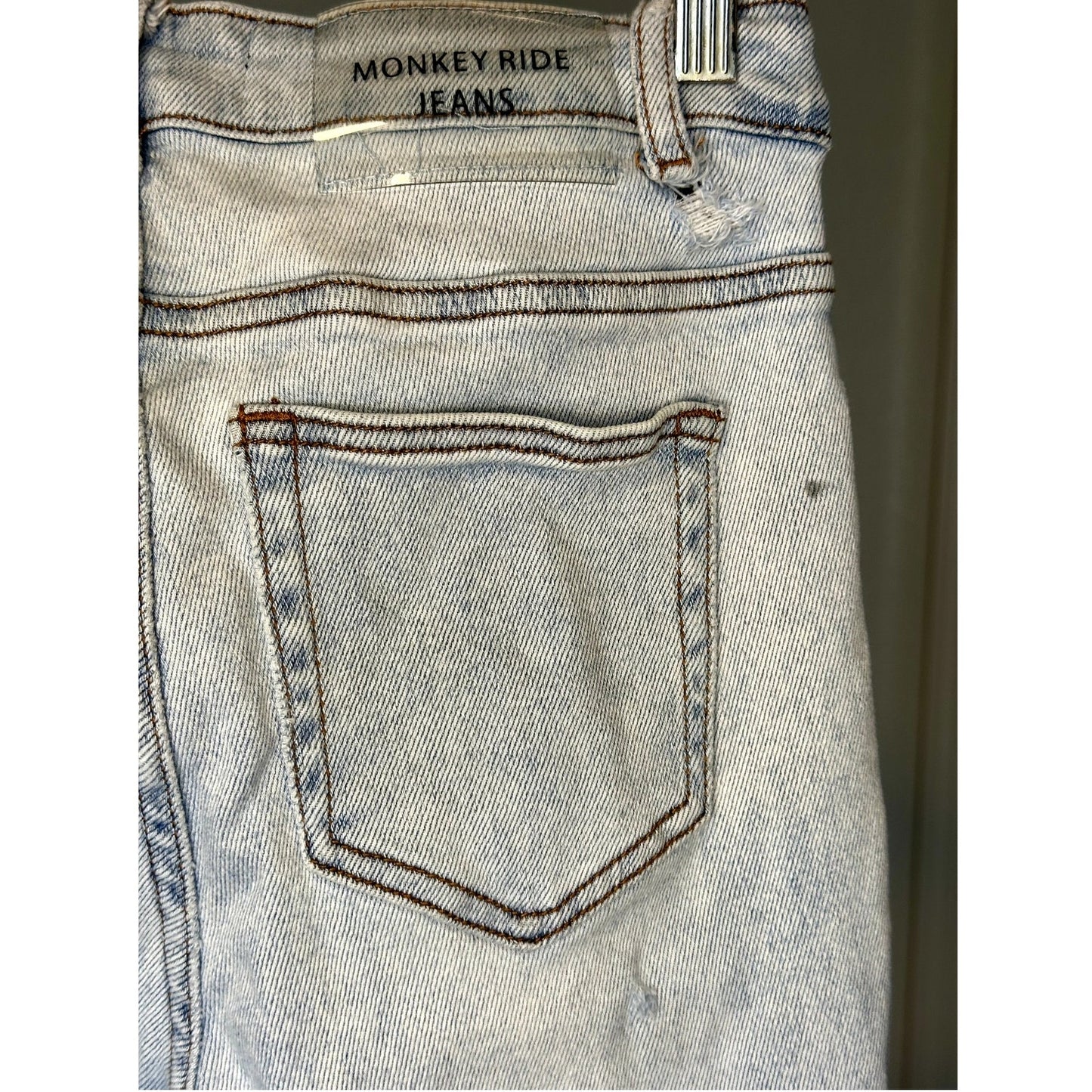 Monkey Ride Jeans Original Vintage Distressed Jeans 7/28