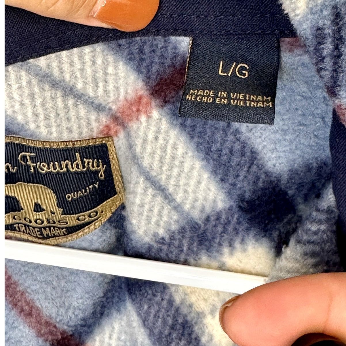 Freedom Foundry Men’s Plush Plaid Fleece LG