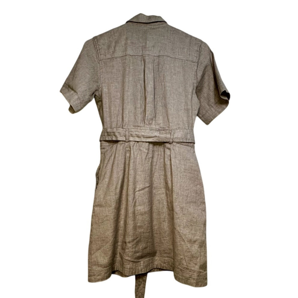 Banana Republic Linen Blend Safari Dress with Belt sz 2