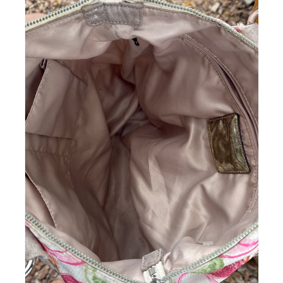 Coach Poppy Scribble Dream Signature C Multicolor Hobo Shoulder Bag Purse