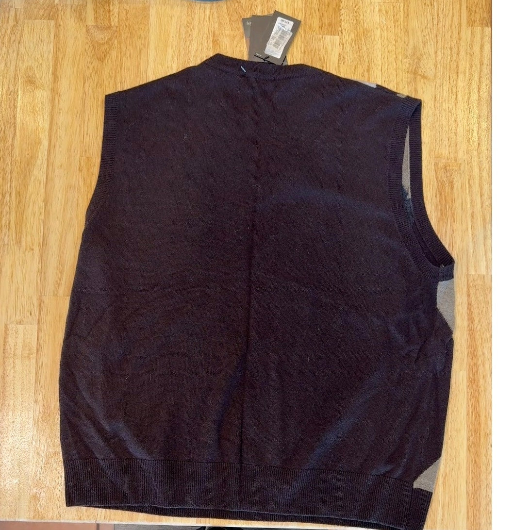 Murano NWT  Vintage Sweater-vest 100% Murino Wool