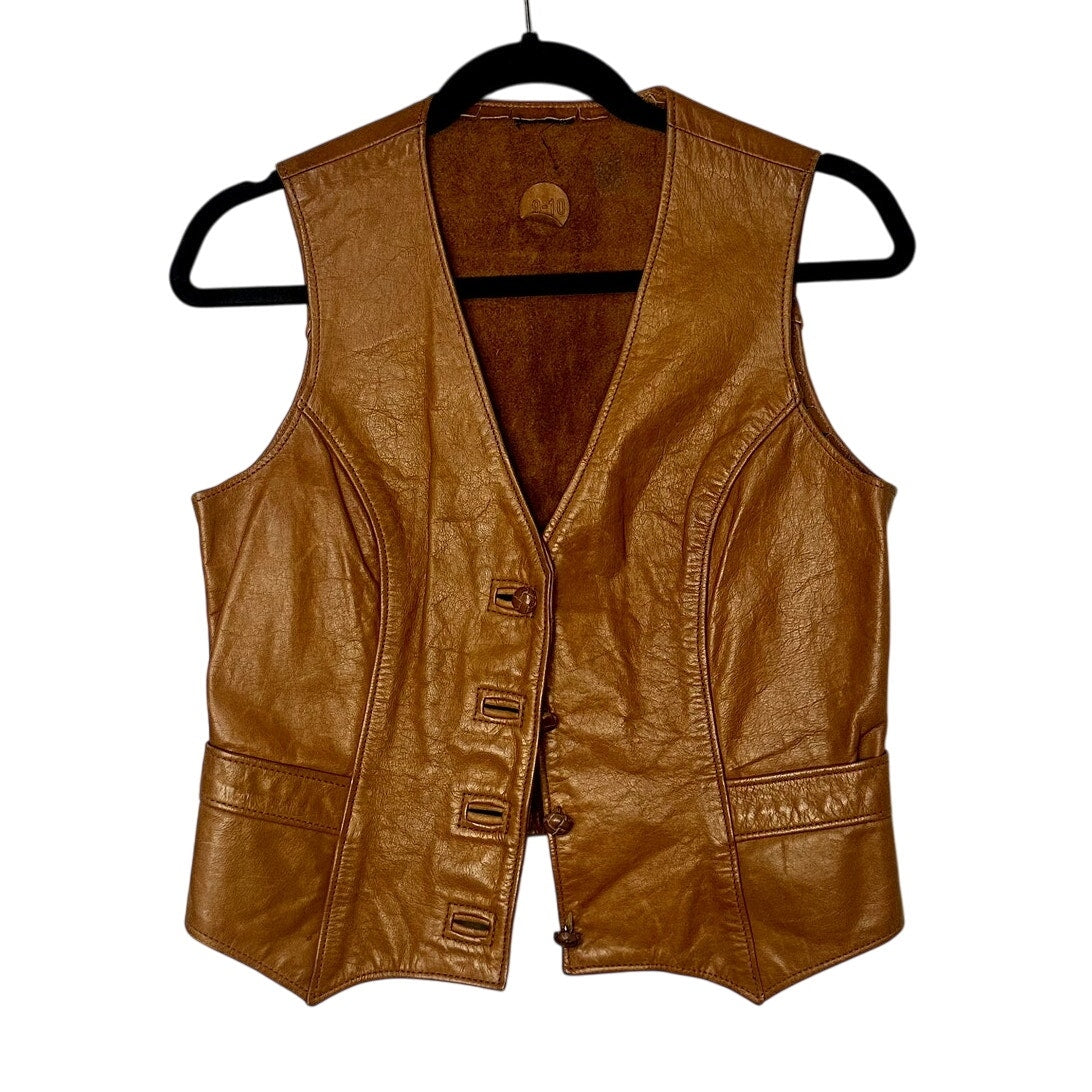 Champlain Vintage Leather Vest  size 9-10