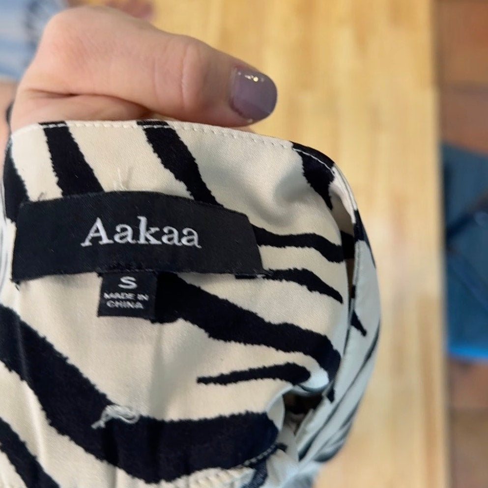 Aakaa Wide leg zebra pants