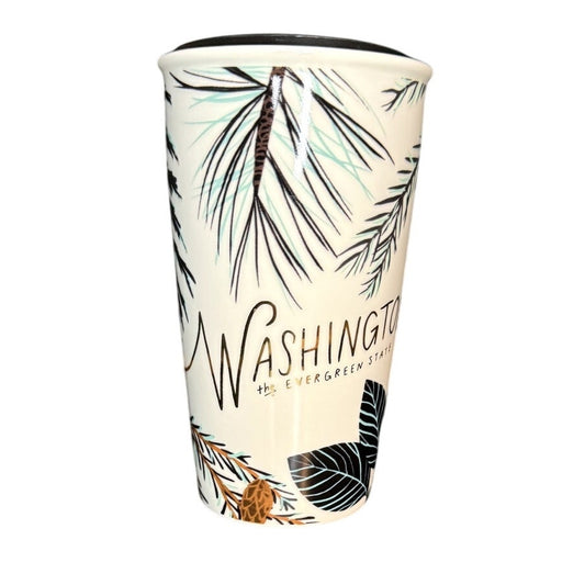 2017 Starbucks Washington The Evergreen State Ceramic Travel Mug