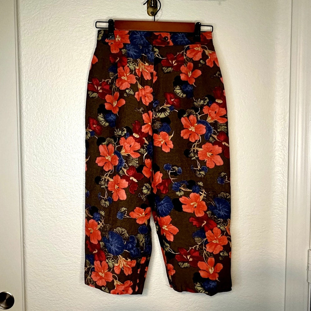 Vintage Harve Benard Women's Set Vest and Pant set 6P floral