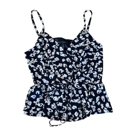 White House Black Market Patterned Tank Sz S