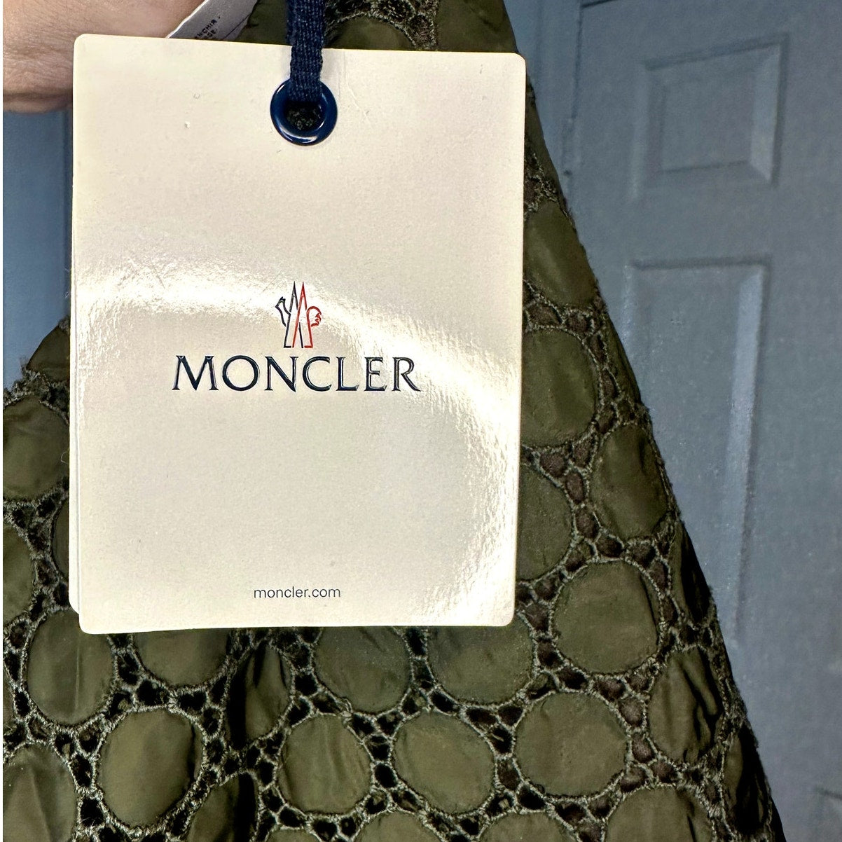 Moncler NWT Green Crochet Short sz 42
