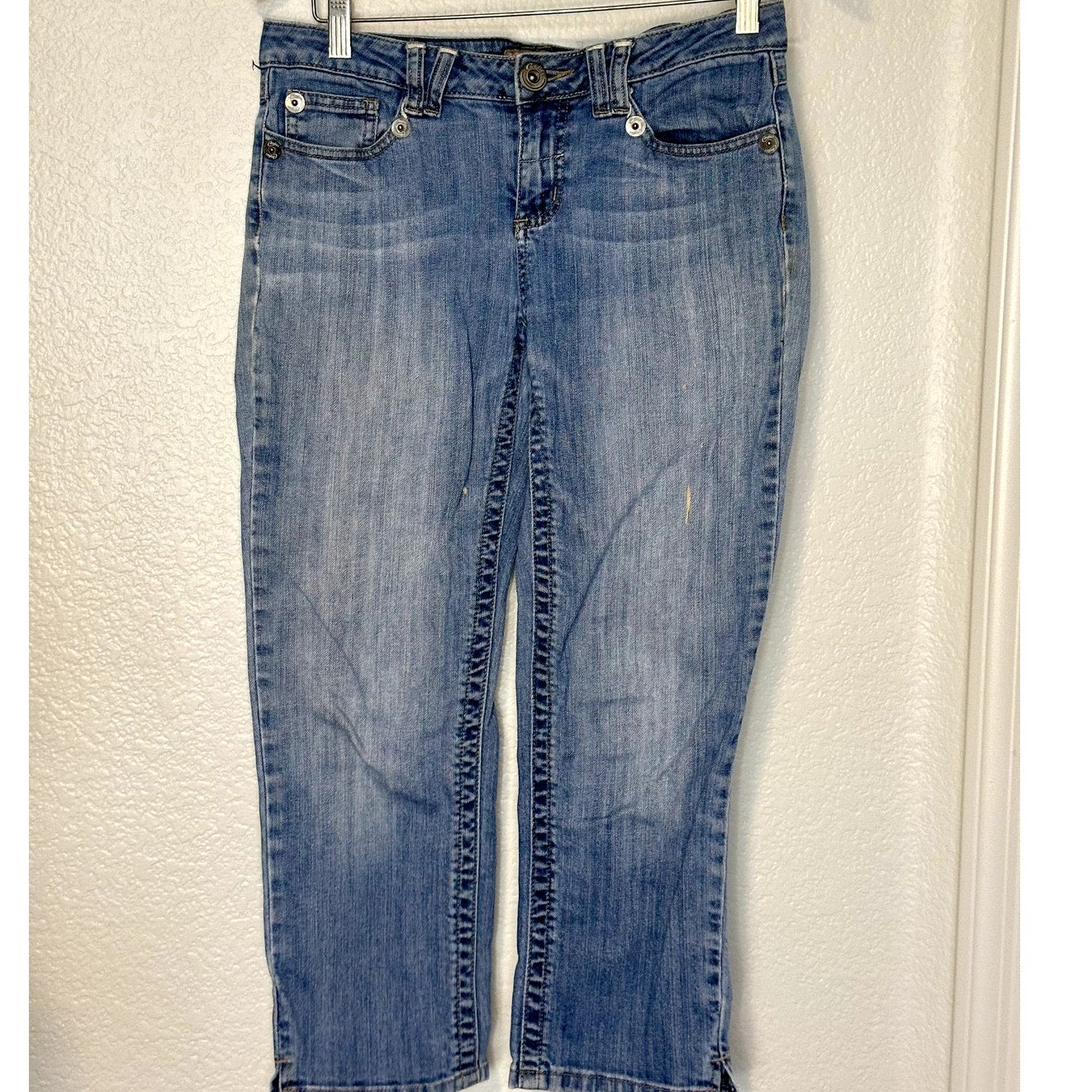 Candie's Denim Capris with Embroidered back